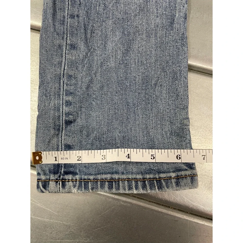 Levis 511 Jeans Mens 28X29 Blue‎ Light Wash Denim Slim Straight Leg Distressed